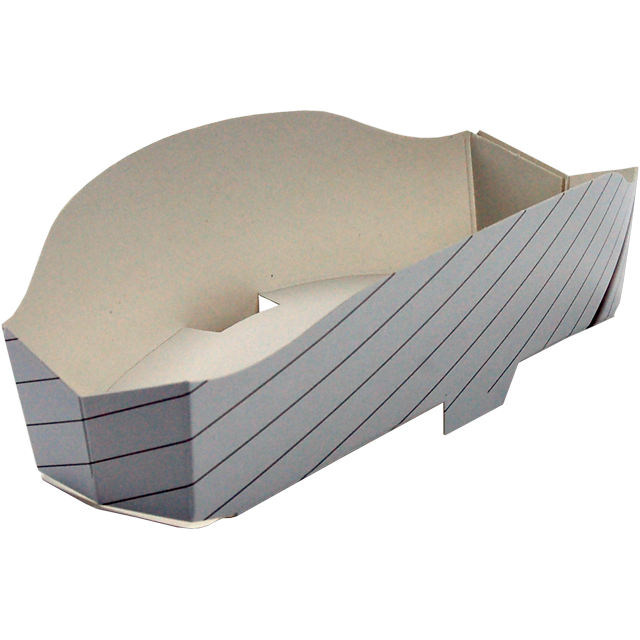 Container, Cardboard, sandwich Wedge, 170x75x50mm, natural 1