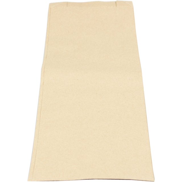 Bag, Paper , 12.5xSide fold 5x40.5cm, brown  1