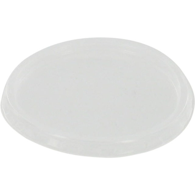 Lid, lid foam pot, PS, round, transparent 1