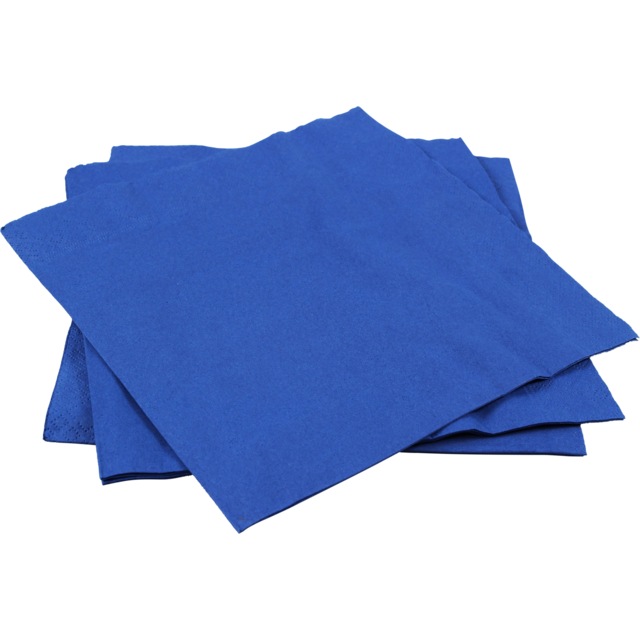 Napkin, paper , 3-ply, 40x40cm, marine Blue 1