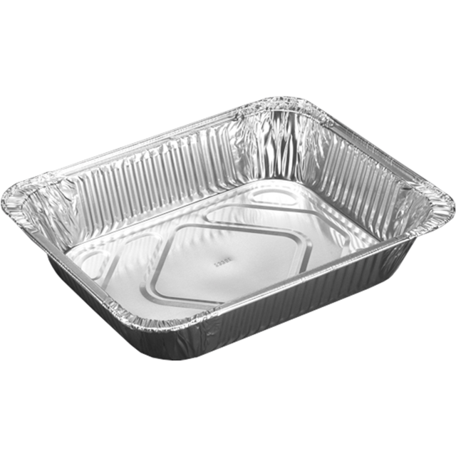 Container, Aluminum , 12x10x2.75inch, silver 1