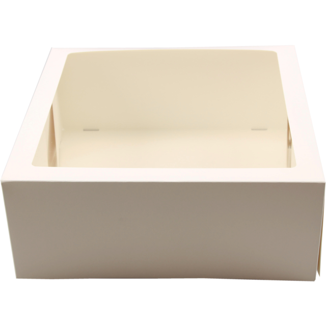  Cake box, karton, with window, white 1