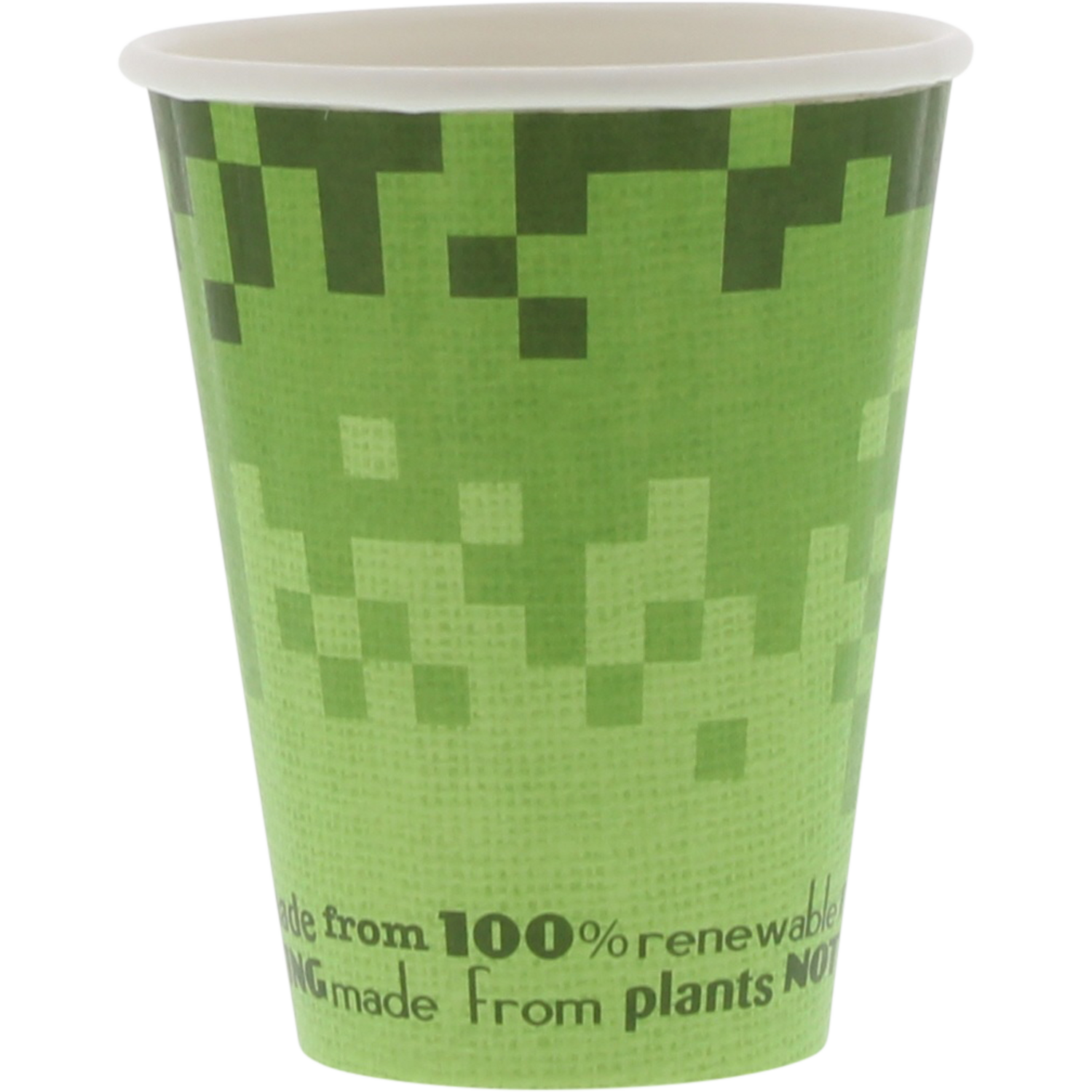 Biodore, Bio hot cup, Retro Verde, Karton und PLA, 250ml, 8oz, green 1
