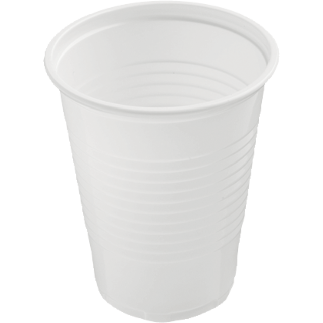  Drinking cup, PS, 7oz, 87mm, white 1