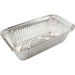 Container, Aluminum , no. 6A, 4x8x1inch, silver