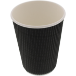  Ripple cup, Paper , 12oz, 110mm, black