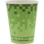 Biodore, Bio hot cup, Retro Verde, Karton und PLA, double-walled, 350ml, 12oz, green