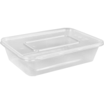 Container, PS, 500ml, 172x120x43mm, transparent