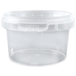Container, PP, 240ml, Ø9cm, 5.5cm, transparent